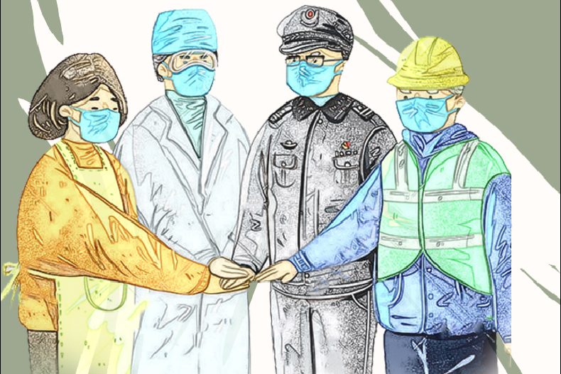 手繪長圖|甘肅戰“疫”故事，“硬核”之下的溫情