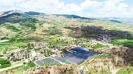 通渭常家河山楂小鎮德源祥產業園共有四個大棚種植玉木耳