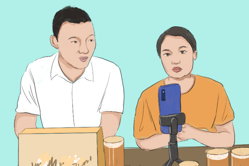 手繪|攢勁!閃閃發光的up青年