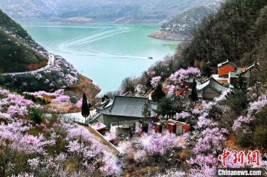 甘肅平?jīng)鍪惺侵袊?guó)優(yōu)秀旅游城市。圖為平?jīng)鲠轻忌较率锾一ㄊ㈤_(kāi)。(資料圖) 平?jīng)鍪形麄鞑抗﹫D